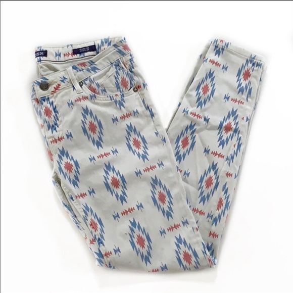 Vigoss Jagger Southwest Print Skinny Jeans SIZE:28 - Picture 3 of 9